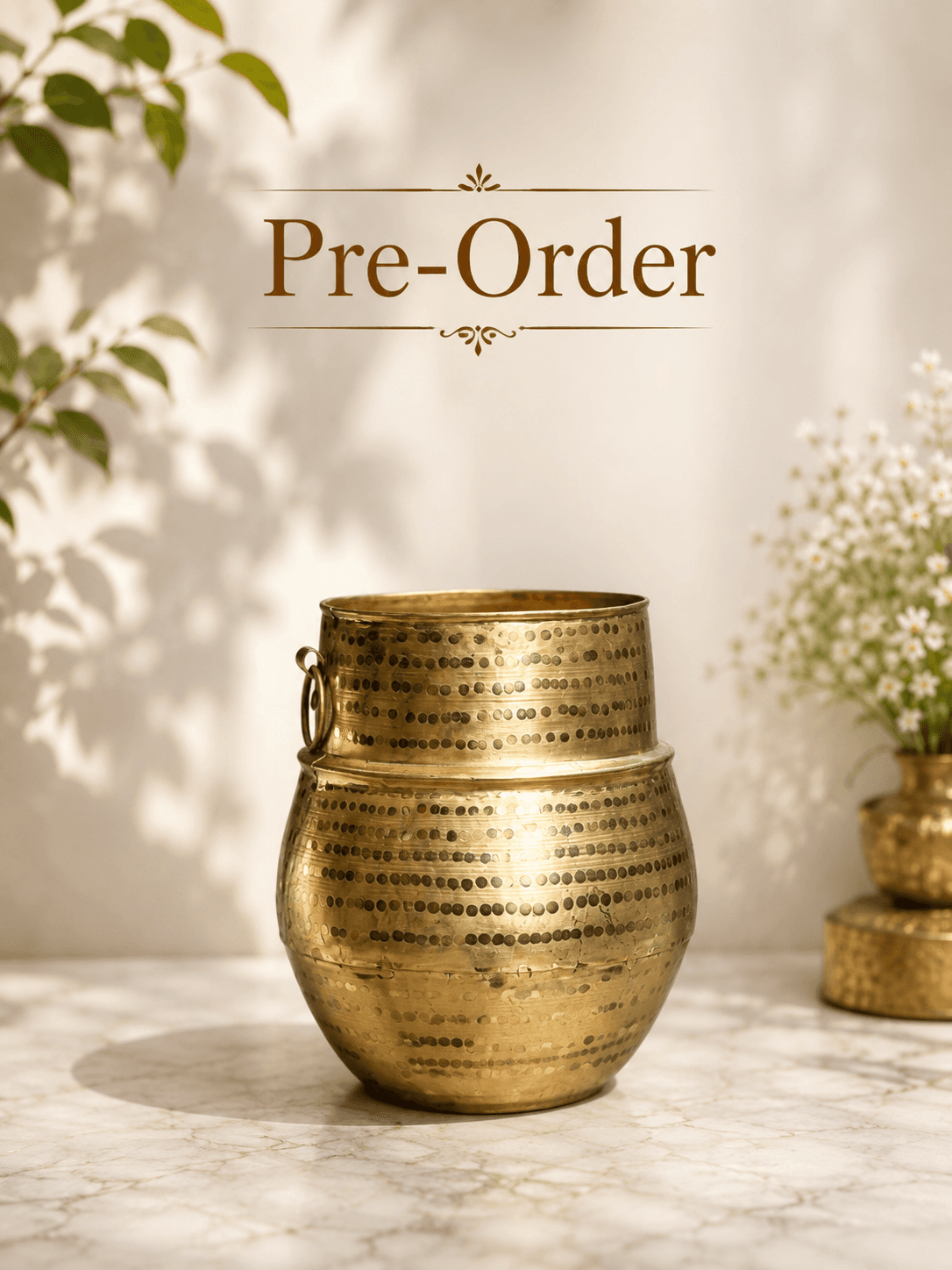 Brass Nepali Traditional Pathi